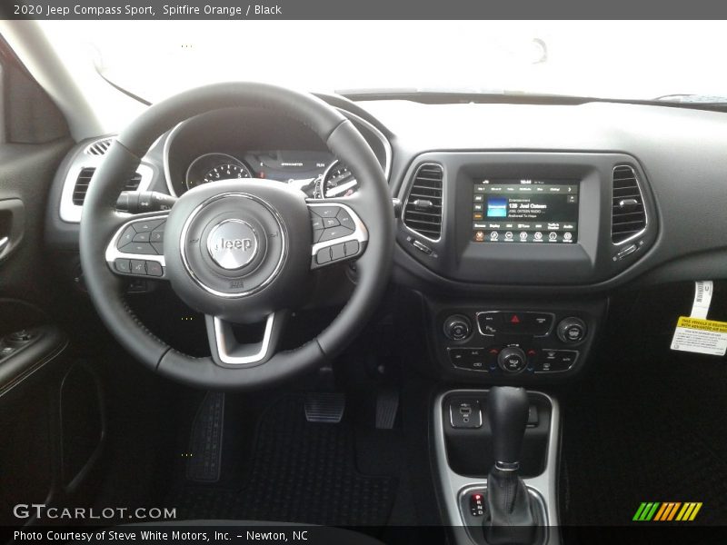 Spitfire Orange / Black 2020 Jeep Compass Sport