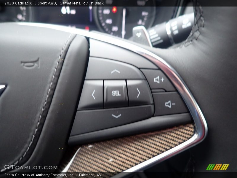 Garnet Metallic / Jet Black 2020 Cadillac XT5 Sport AWD