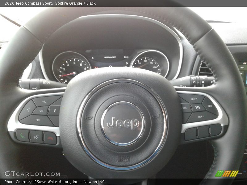 Spitfire Orange / Black 2020 Jeep Compass Sport