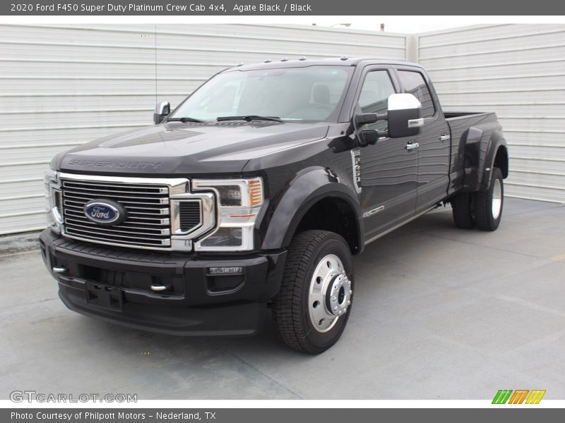 Agate Black / Black 2020 Ford F450 Super Duty Platinum Crew Cab 4x4