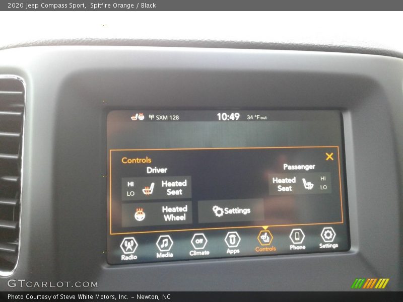 Spitfire Orange / Black 2020 Jeep Compass Sport