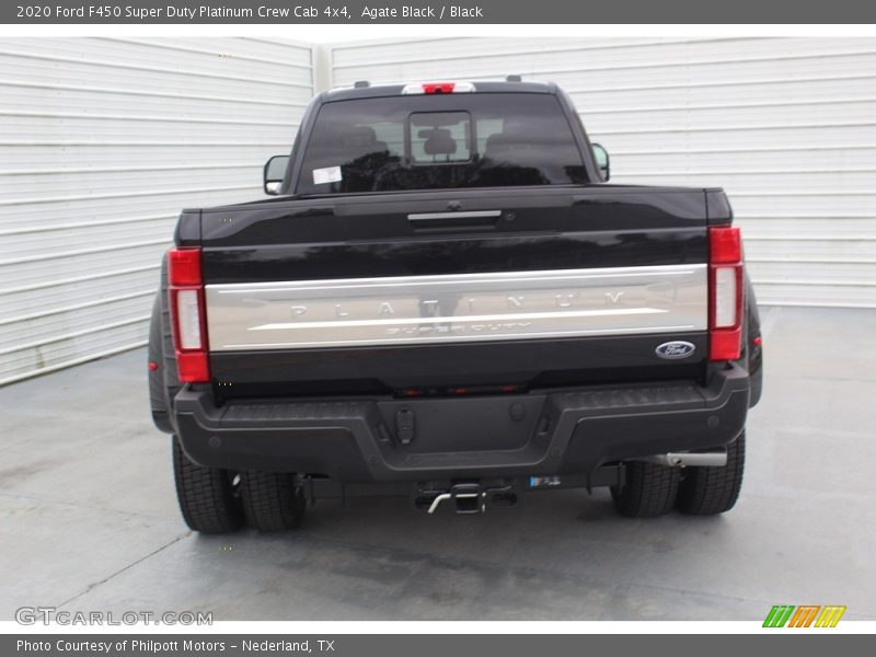 Agate Black / Black 2020 Ford F450 Super Duty Platinum Crew Cab 4x4