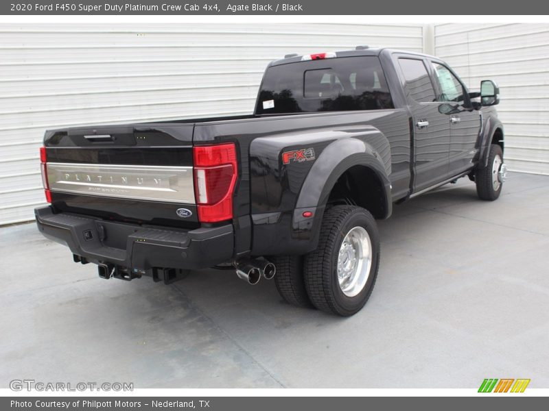 Agate Black / Black 2020 Ford F450 Super Duty Platinum Crew Cab 4x4
