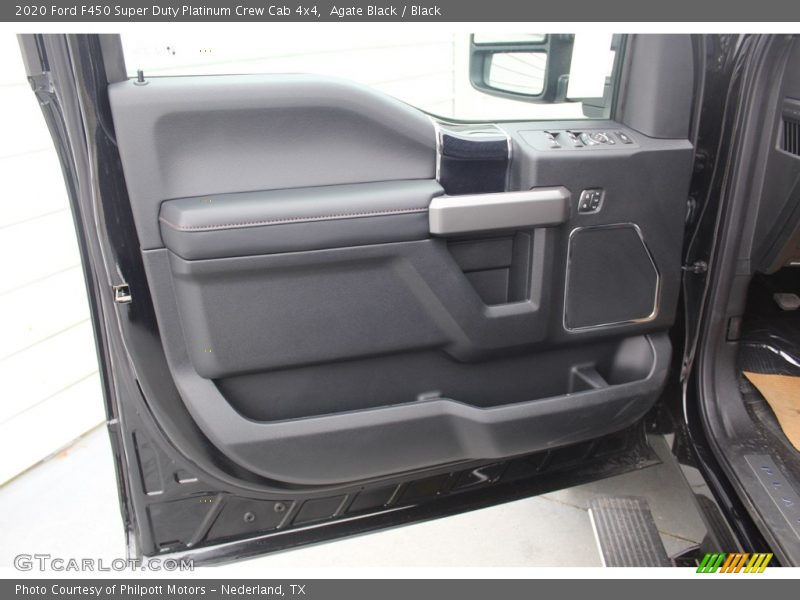Agate Black / Black 2020 Ford F450 Super Duty Platinum Crew Cab 4x4