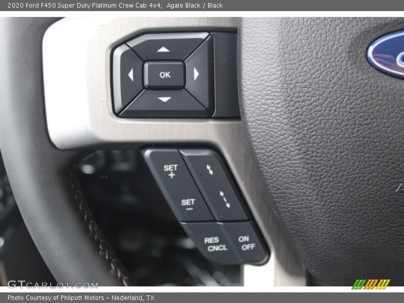 Agate Black / Black 2020 Ford F450 Super Duty Platinum Crew Cab 4x4