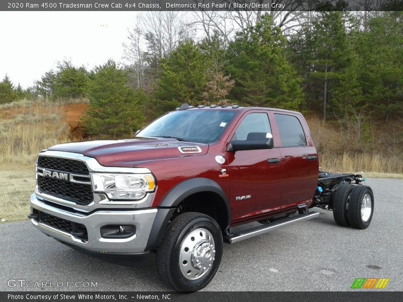 Front 3/4 View of 2020 4500 Tradesman Crew Cab 4x4 Chassis