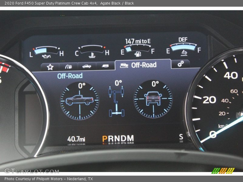 Agate Black / Black 2020 Ford F450 Super Duty Platinum Crew Cab 4x4