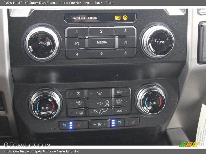 Agate Black / Black 2020 Ford F450 Super Duty Platinum Crew Cab 4x4