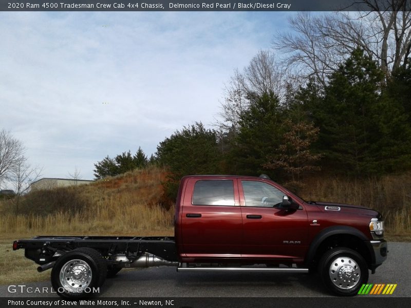  2020 4500 Tradesman Crew Cab 4x4 Chassis Delmonico Red Pearl