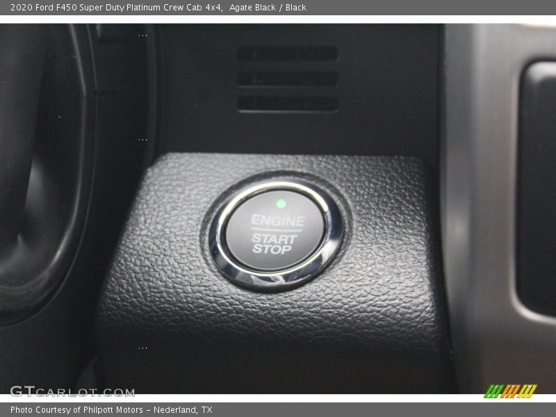 Agate Black / Black 2020 Ford F450 Super Duty Platinum Crew Cab 4x4