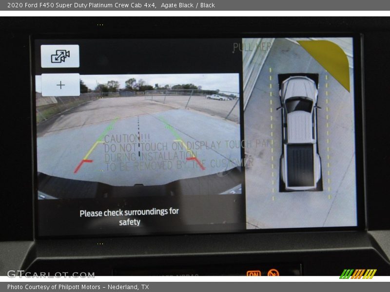 Agate Black / Black 2020 Ford F450 Super Duty Platinum Crew Cab 4x4