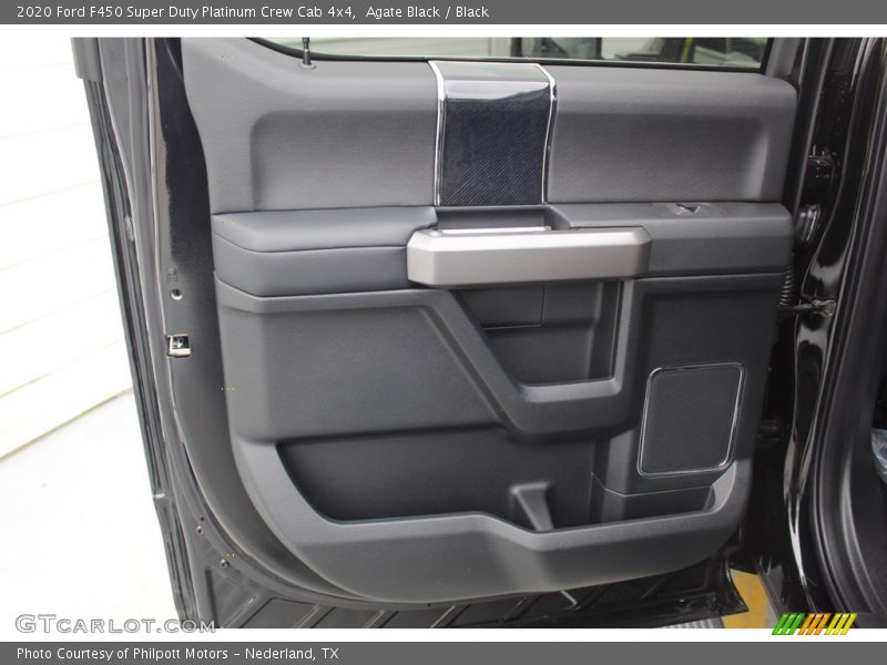 Agate Black / Black 2020 Ford F450 Super Duty Platinum Crew Cab 4x4