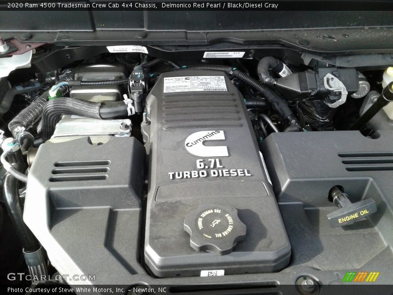  2020 4500 Tradesman Crew Cab 4x4 Chassis Engine - 6.7 Liter OHV 24-Valve Cummins Turbo-Diesel Inline 6 Cylinder