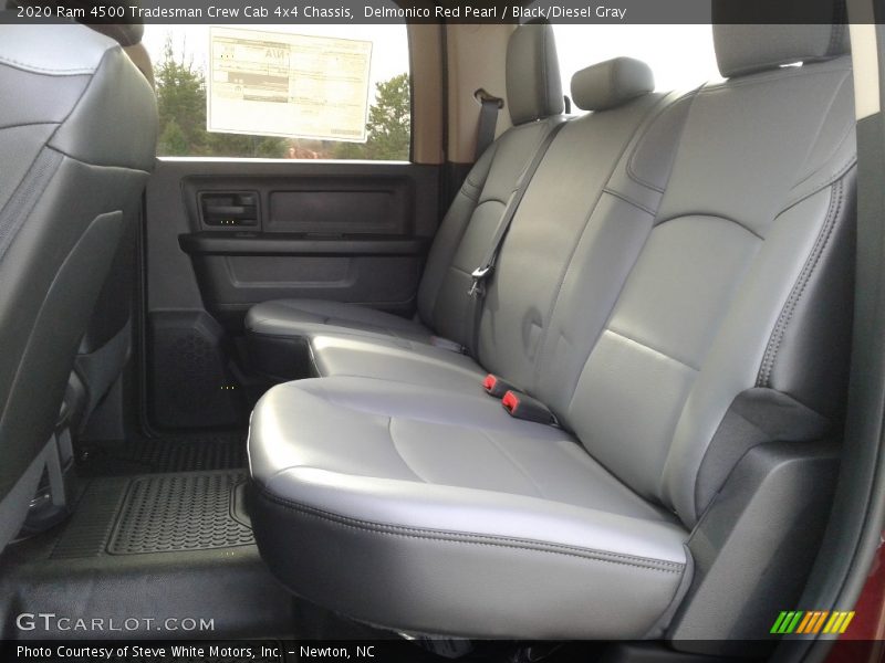 Rear Seat of 2020 4500 Tradesman Crew Cab 4x4 Chassis