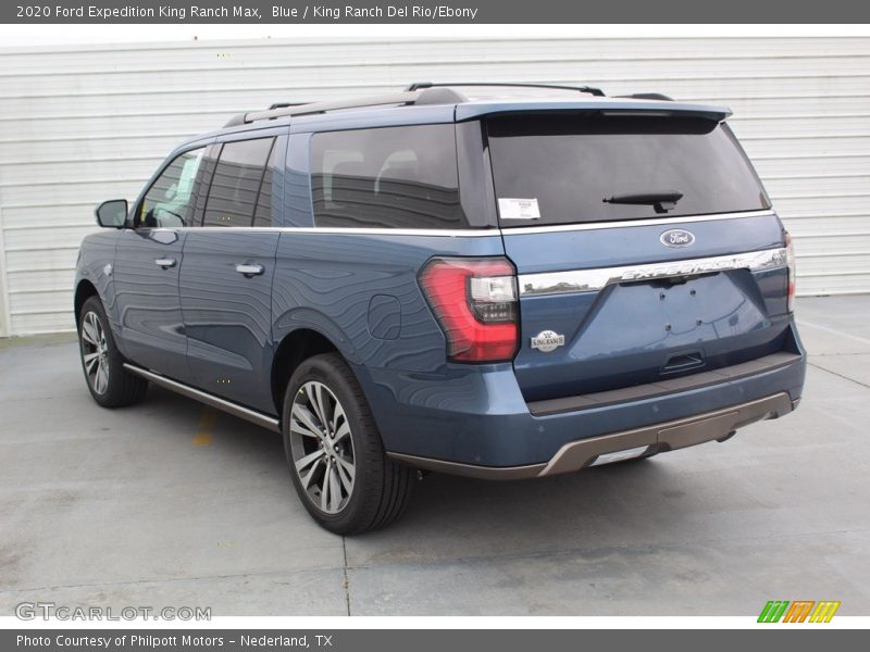 Blue / King Ranch Del Rio/Ebony 2020 Ford Expedition King Ranch Max