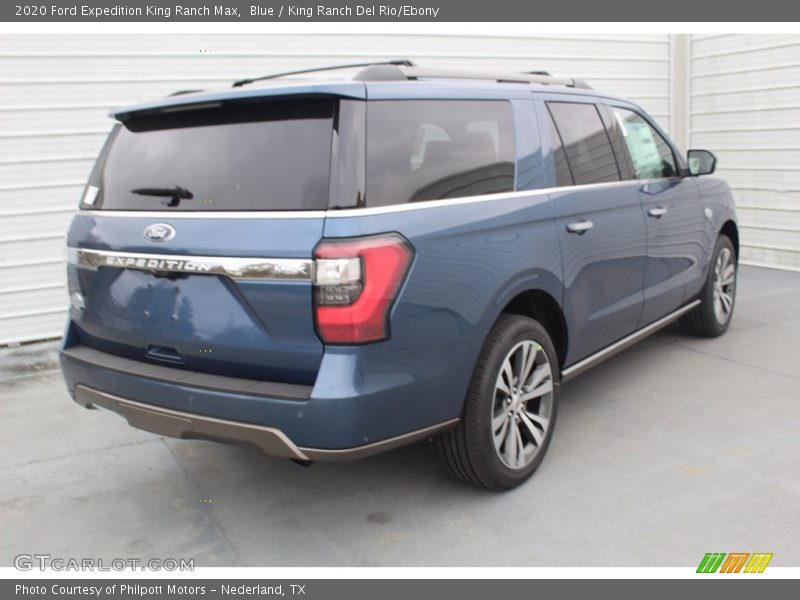 Blue / King Ranch Del Rio/Ebony 2020 Ford Expedition King Ranch Max