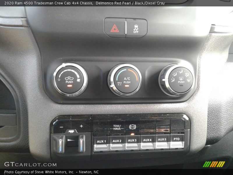 Controls of 2020 4500 Tradesman Crew Cab 4x4 Chassis