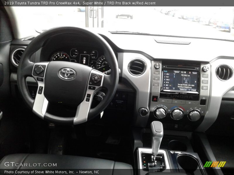 Super White / TRD Pro Black w/Red Accent 2019 Toyota Tundra TRD Pro CrewMax 4x4