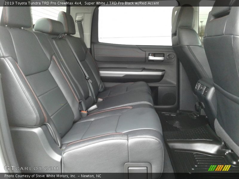 Super White / TRD Pro Black w/Red Accent 2019 Toyota Tundra TRD Pro CrewMax 4x4