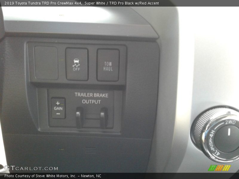 Super White / TRD Pro Black w/Red Accent 2019 Toyota Tundra TRD Pro CrewMax 4x4