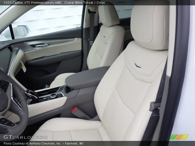 Crystal White Tricoat / Cirrus 2020 Cadillac XT5 Premium Luxury AWD