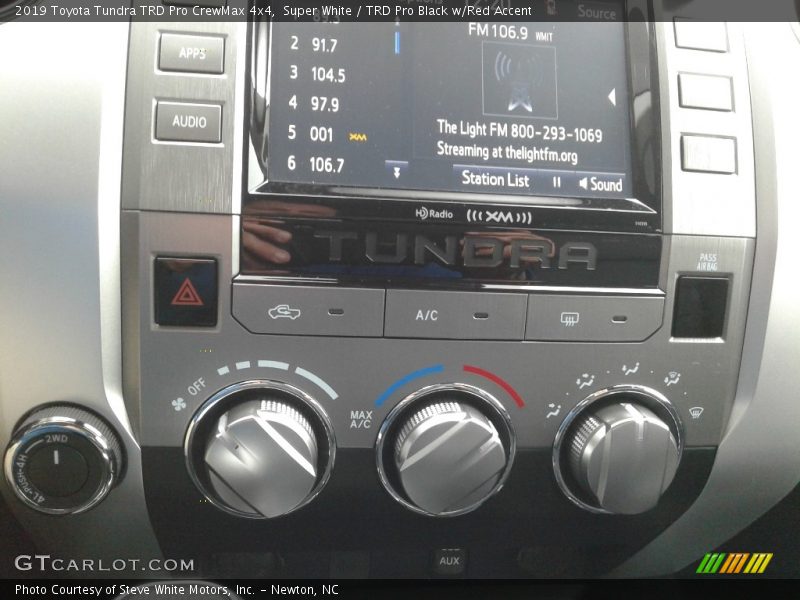 Controls of 2019 Tundra TRD Pro CrewMax 4x4