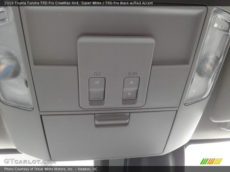 Super White / TRD Pro Black w/Red Accent 2019 Toyota Tundra TRD Pro CrewMax 4x4
