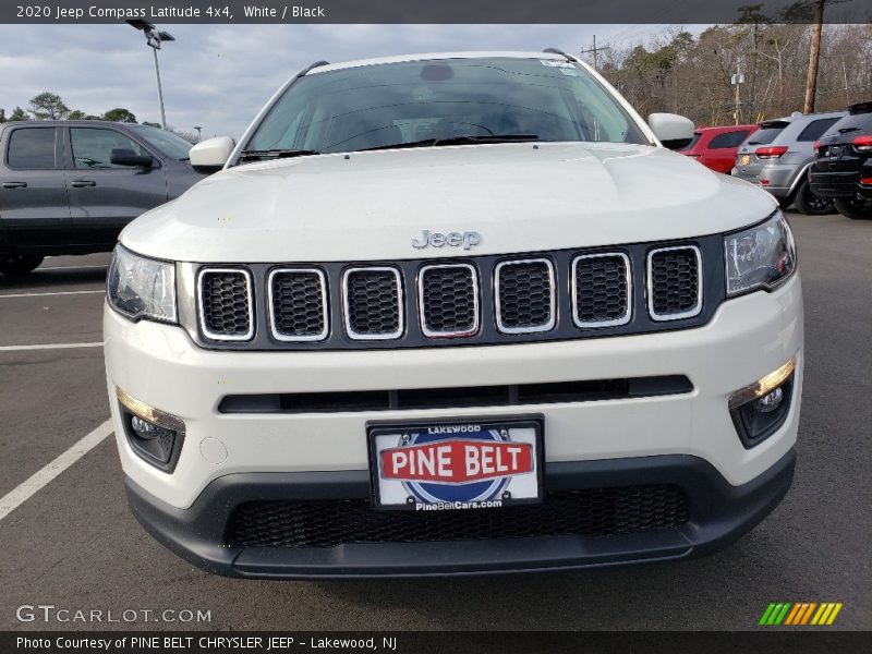 White / Black 2020 Jeep Compass Latitude 4x4