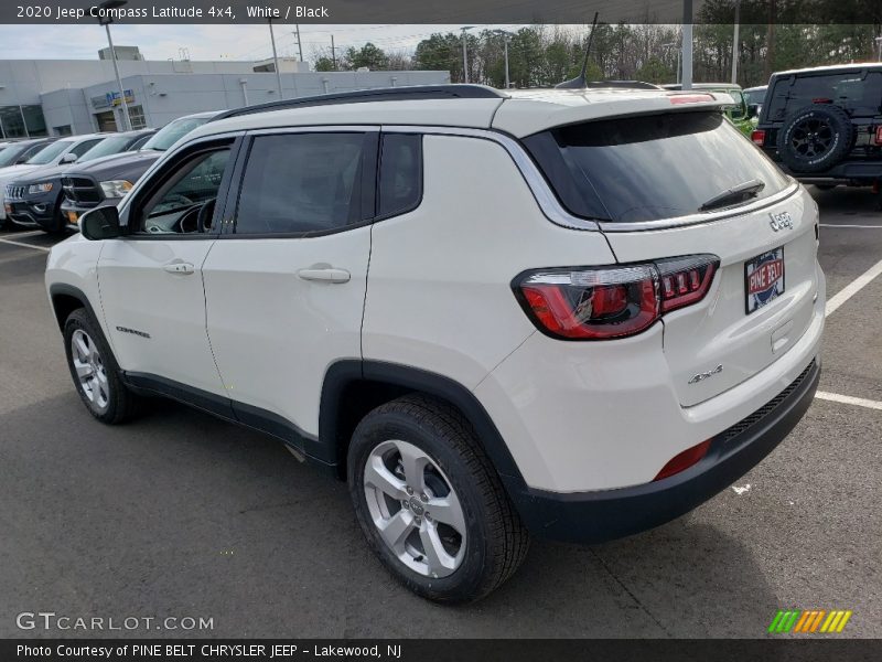 White / Black 2020 Jeep Compass Latitude 4x4