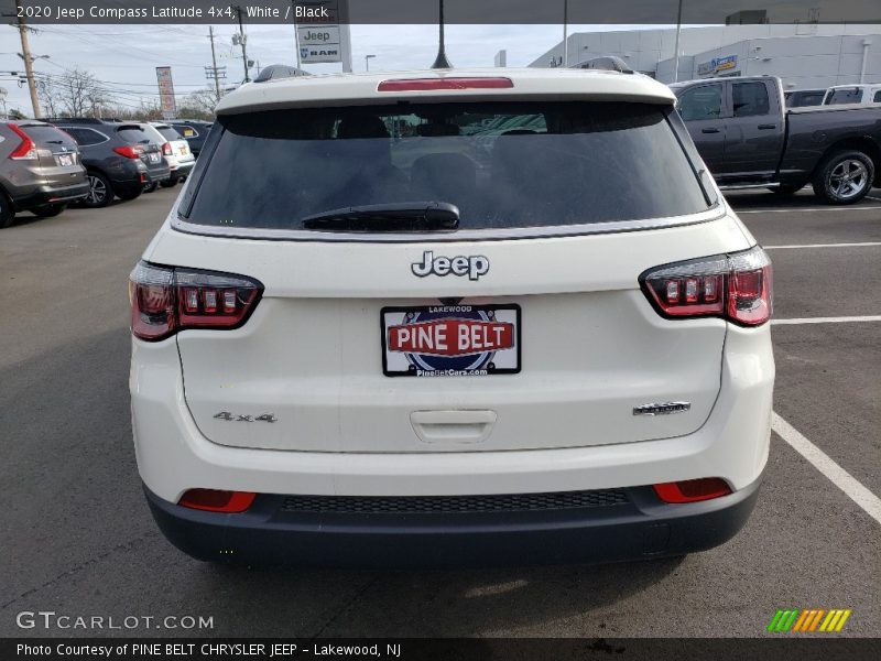 White / Black 2020 Jeep Compass Latitude 4x4