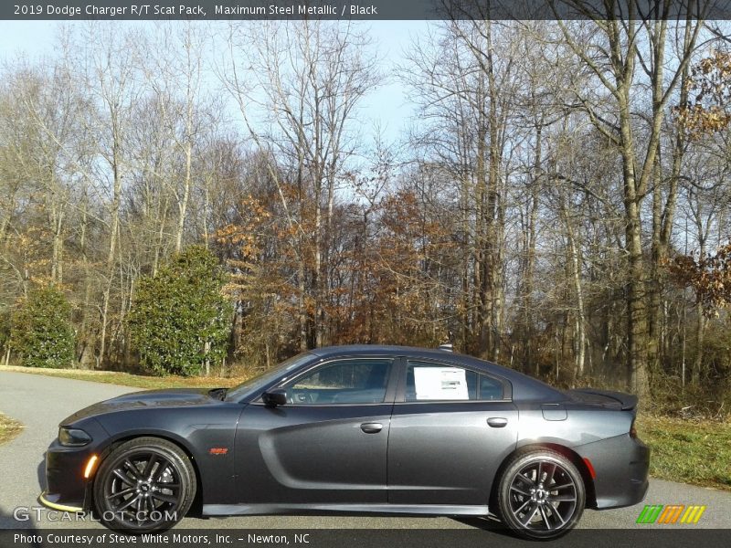 Maximum Steel Metallic / Black 2019 Dodge Charger R/T Scat Pack