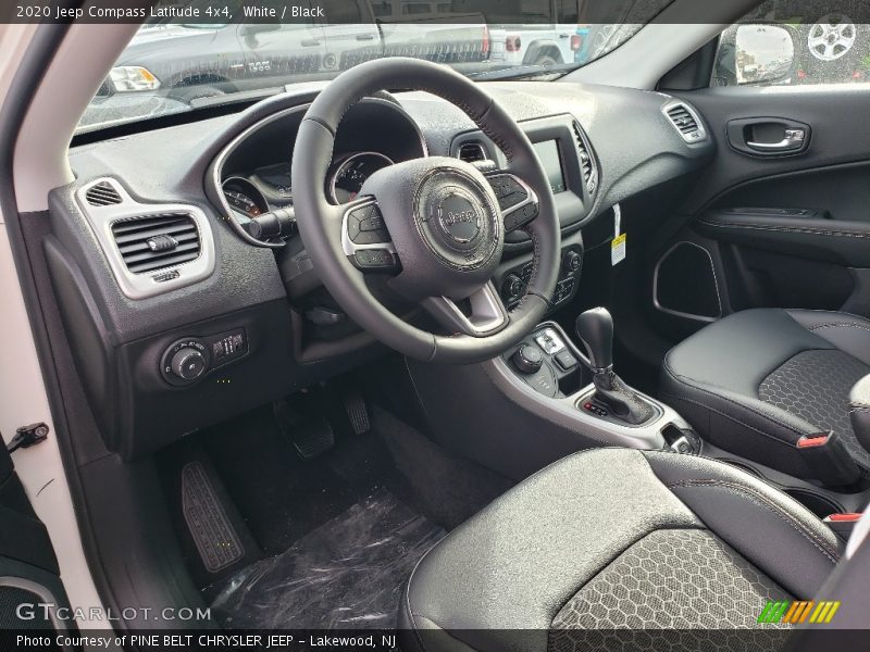 White / Black 2020 Jeep Compass Latitude 4x4