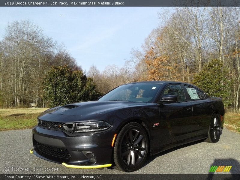 Maximum Steel Metallic / Black 2019 Dodge Charger R/T Scat Pack