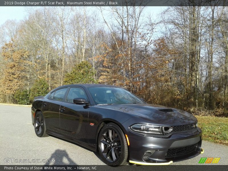 Maximum Steel Metallic / Black 2019 Dodge Charger R/T Scat Pack