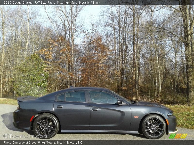 Maximum Steel Metallic / Black 2019 Dodge Charger R/T Scat Pack