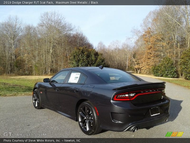 Maximum Steel Metallic / Black 2019 Dodge Charger R/T Scat Pack
