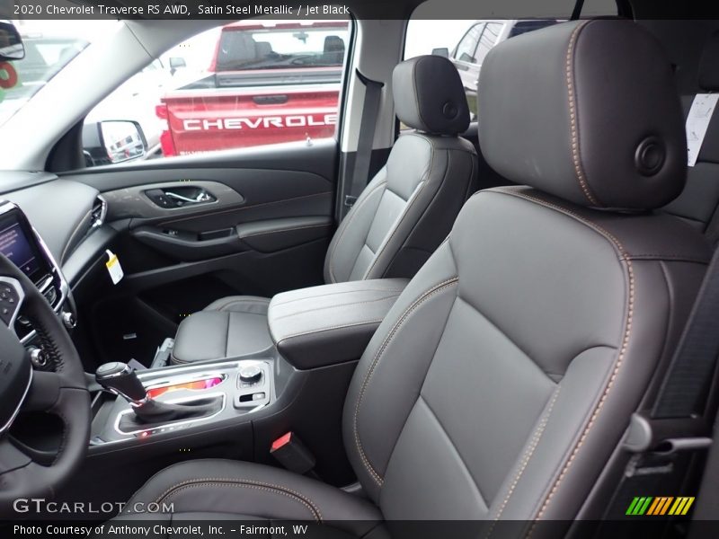Satin Steel Metallic / Jet Black 2020 Chevrolet Traverse RS AWD