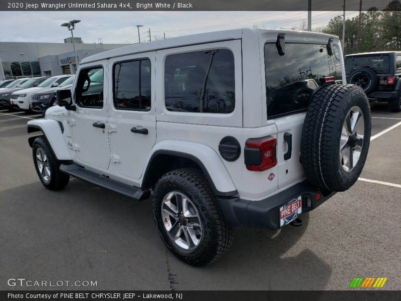 Bright White / Black 2020 Jeep Wrangler Unlimited Sahara 4x4