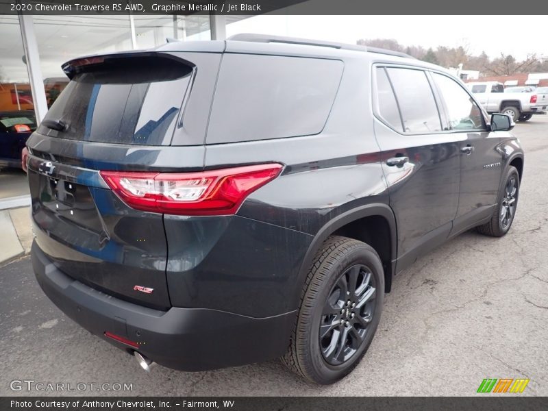 Graphite Metallic / Jet Black 2020 Chevrolet Traverse RS AWD