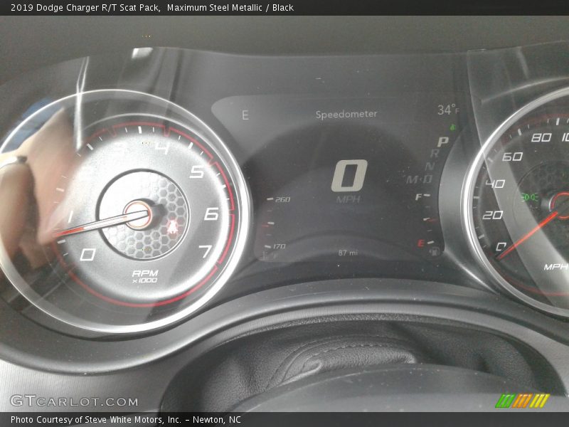 Maximum Steel Metallic / Black 2019 Dodge Charger R/T Scat Pack