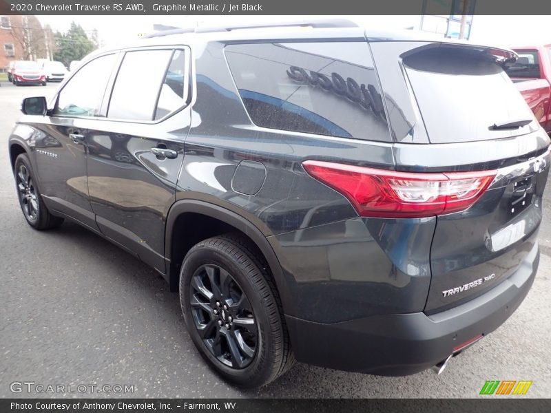 Graphite Metallic / Jet Black 2020 Chevrolet Traverse RS AWD