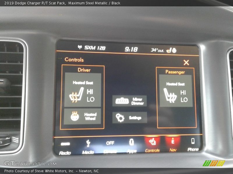 Maximum Steel Metallic / Black 2019 Dodge Charger R/T Scat Pack