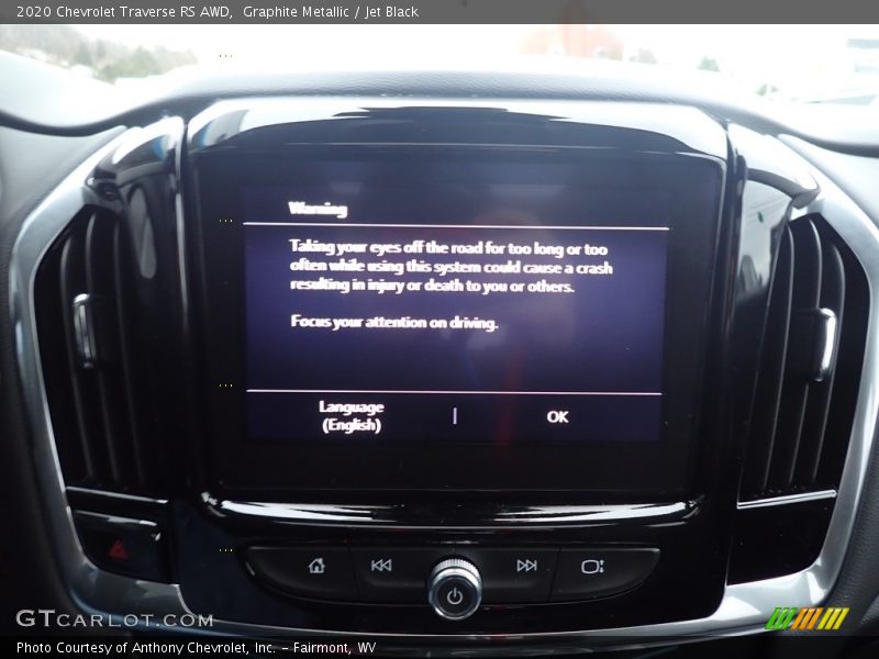 Graphite Metallic / Jet Black 2020 Chevrolet Traverse RS AWD