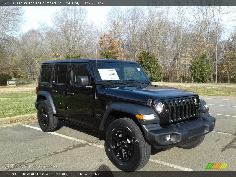 Black / Black 2020 Jeep Wrangler Unlimited Altitude 4x4