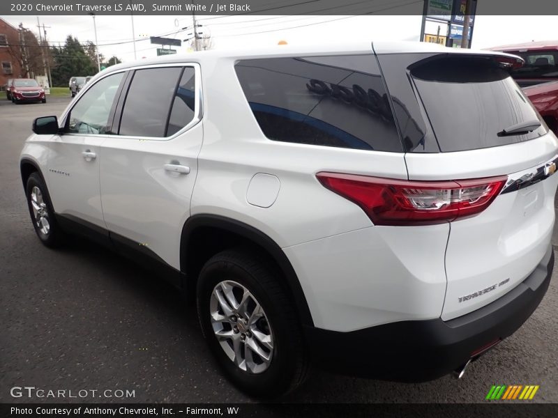 Summit White / Jet Black 2020 Chevrolet Traverse LS AWD