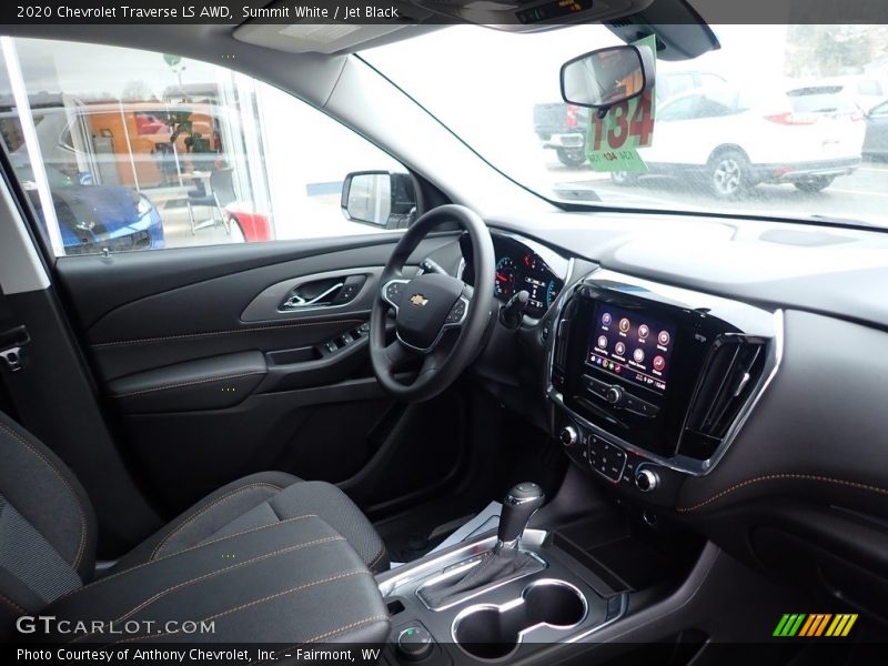 Summit White / Jet Black 2020 Chevrolet Traverse LS AWD