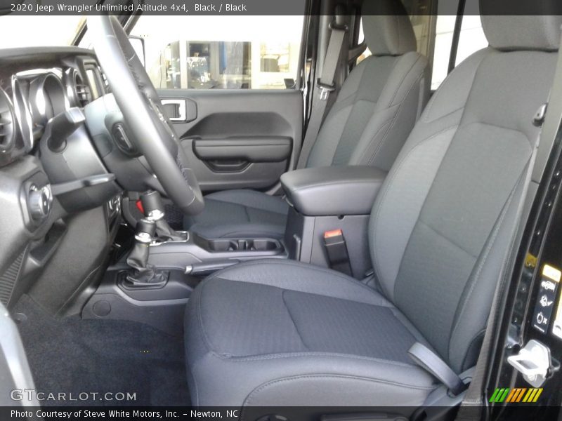 Front Seat of 2020 Wrangler Unlimited Altitude 4x4