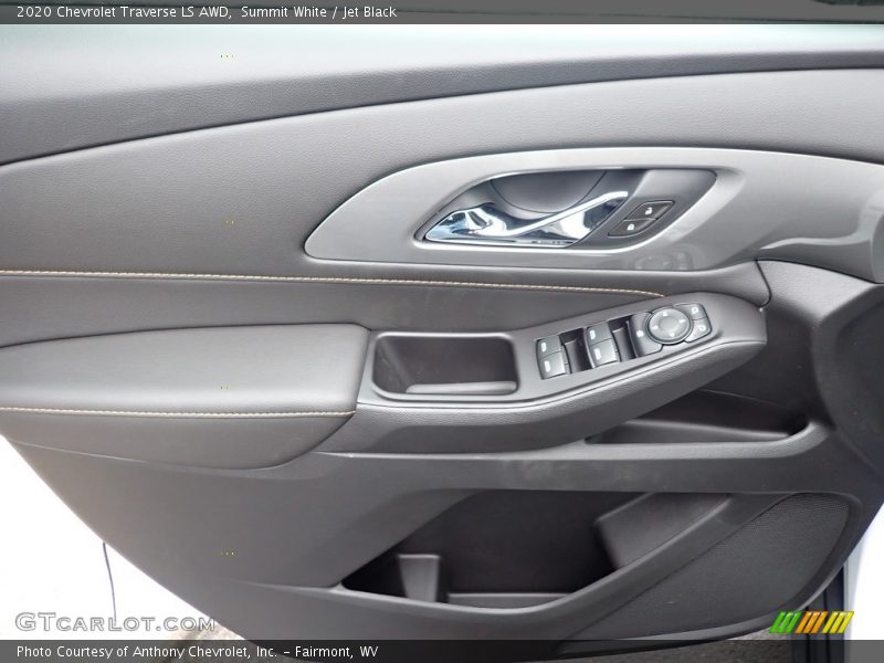 Summit White / Jet Black 2020 Chevrolet Traverse LS AWD