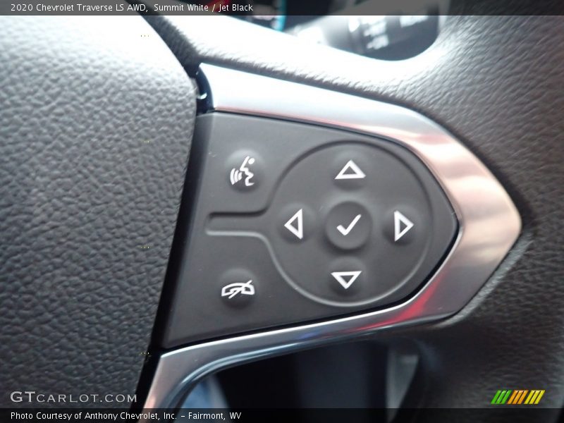 Summit White / Jet Black 2020 Chevrolet Traverse LS AWD