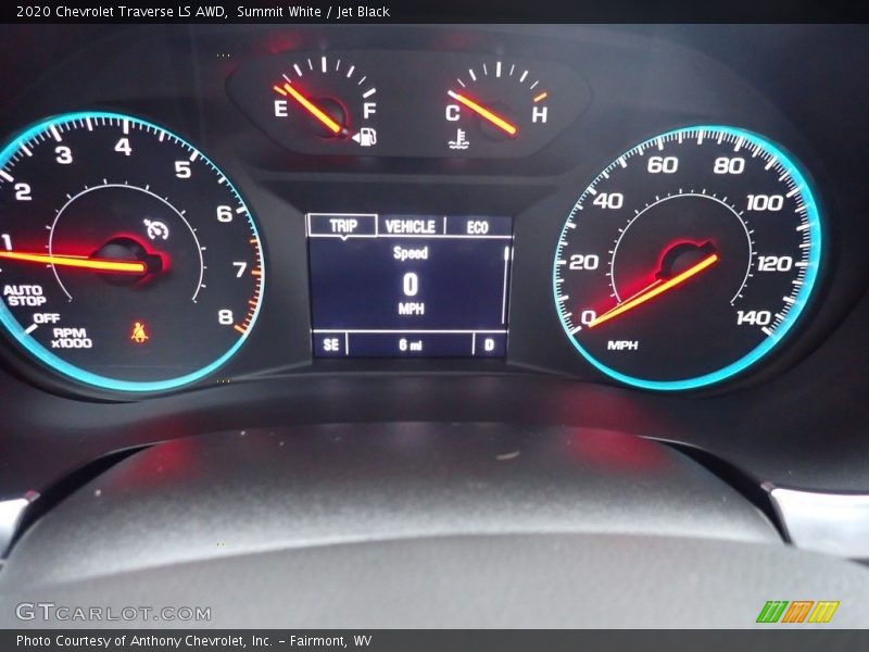 Summit White / Jet Black 2020 Chevrolet Traverse LS AWD